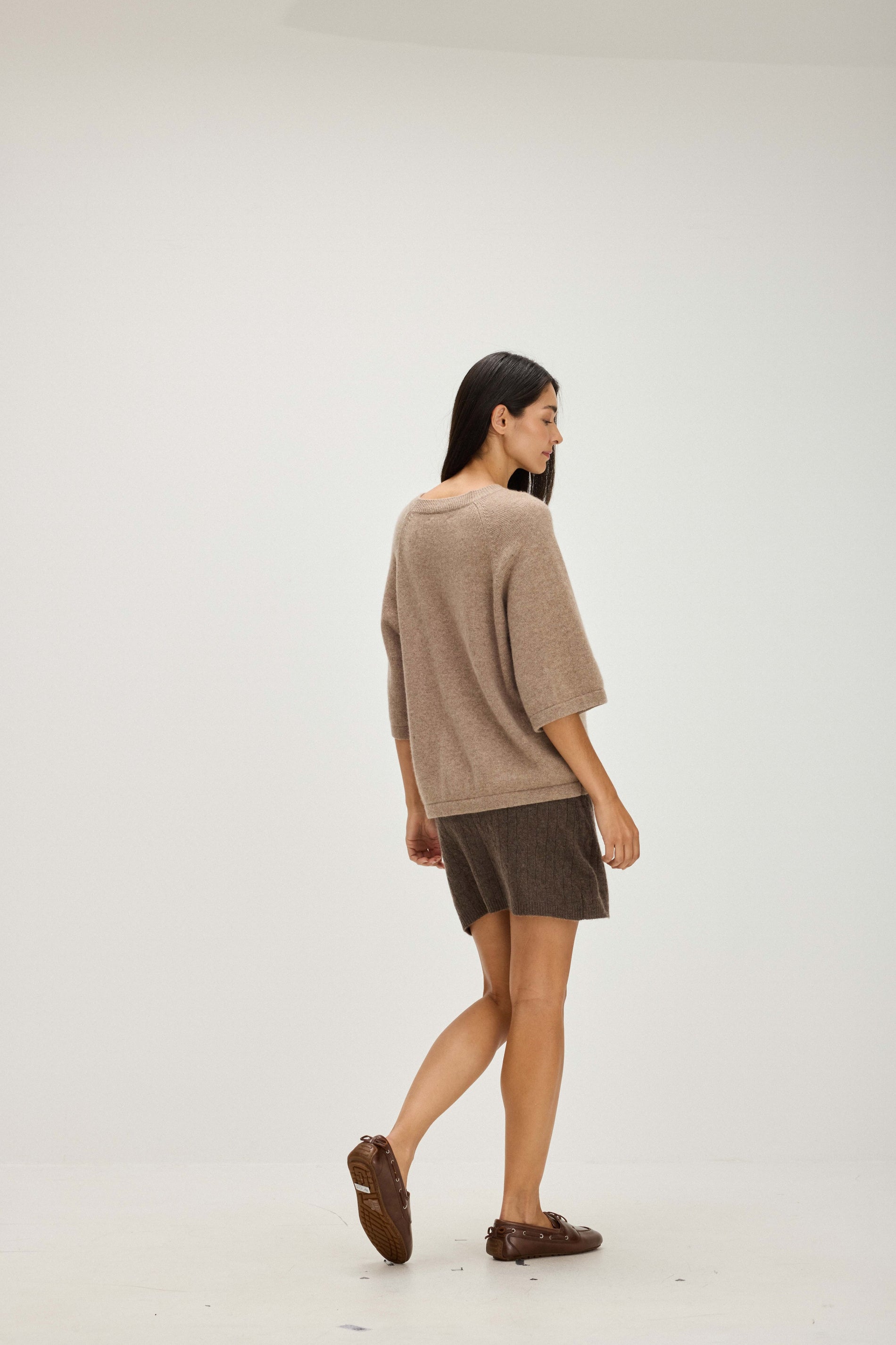 Davida A-Line Cable Mini Skirt Skirts Cacao