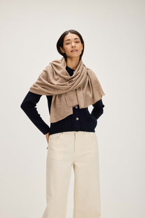 Big Classic Scarf - Mink