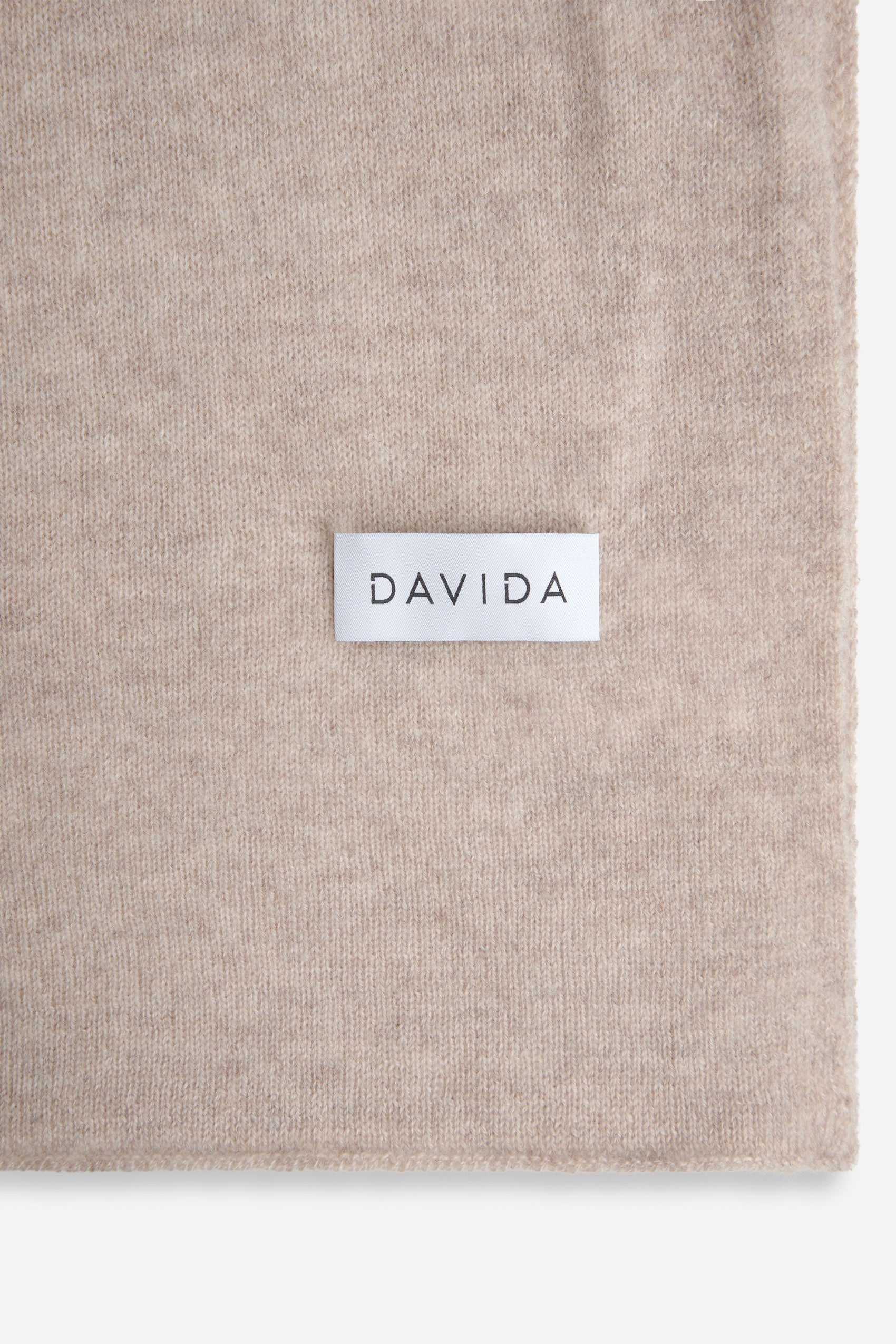 Davida Big Classic Scarf Scarf Sand