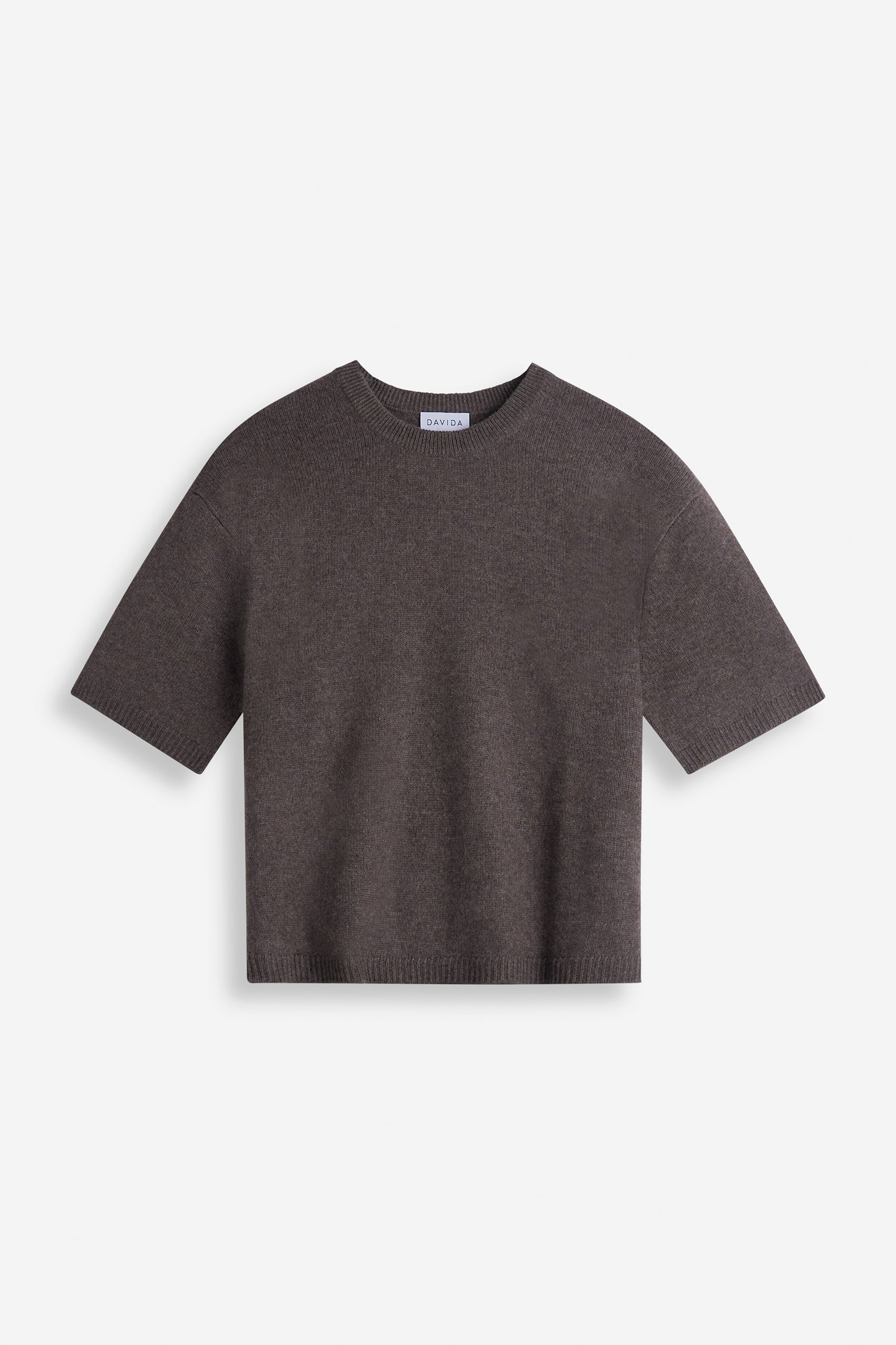 Davida Boxy T-Shirt Sweaters Cacao