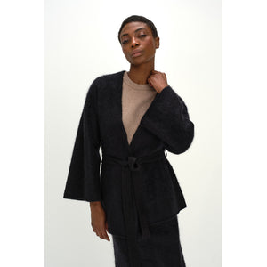 Brushed Kimono - Black