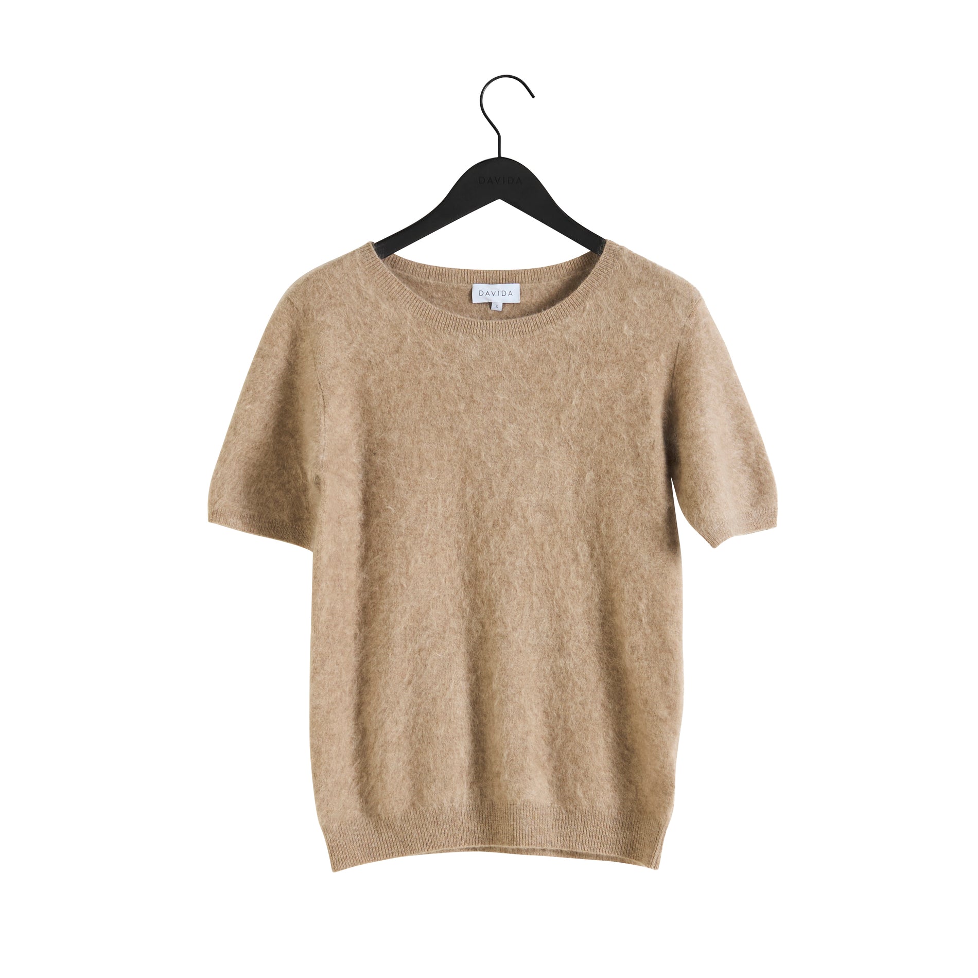 Davida Brushed Oversized T-Shirt Sweaters Mink