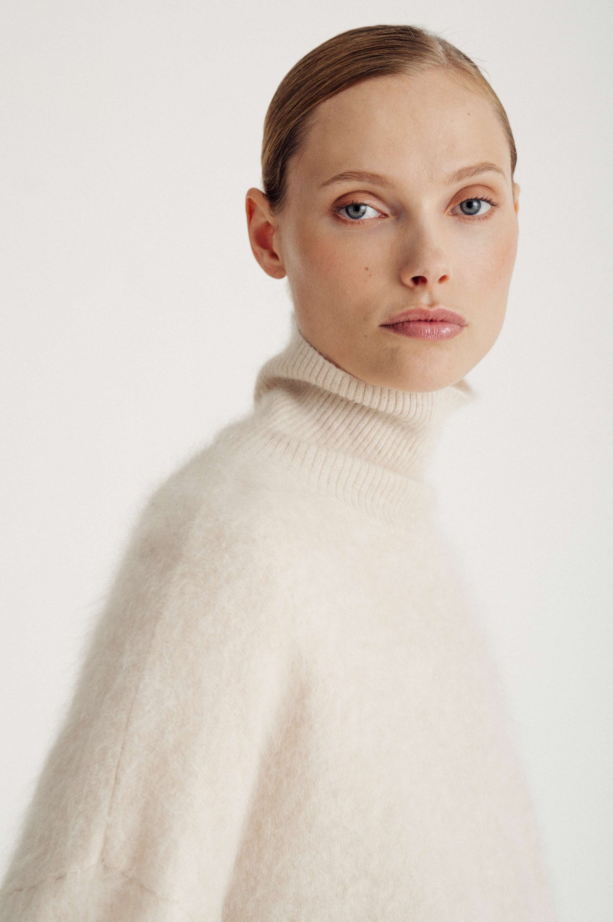 Davida Brushed Roll Neck Sweater Sweaters Light Beige
