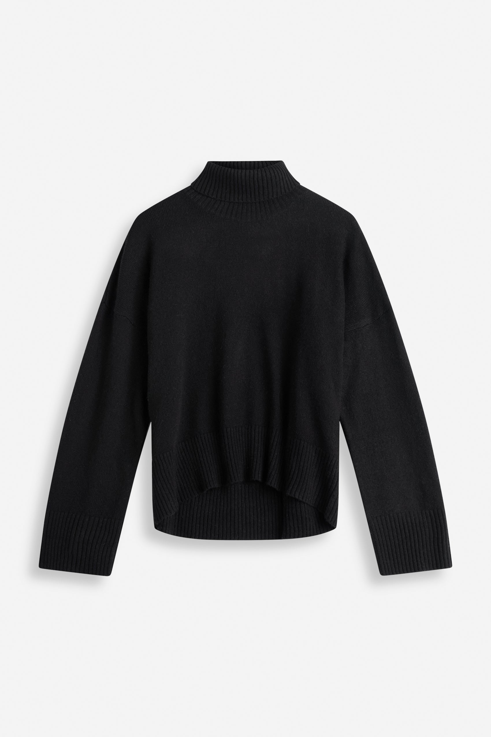 Davida Chunky Roll Neck Sweater Sweaters Black