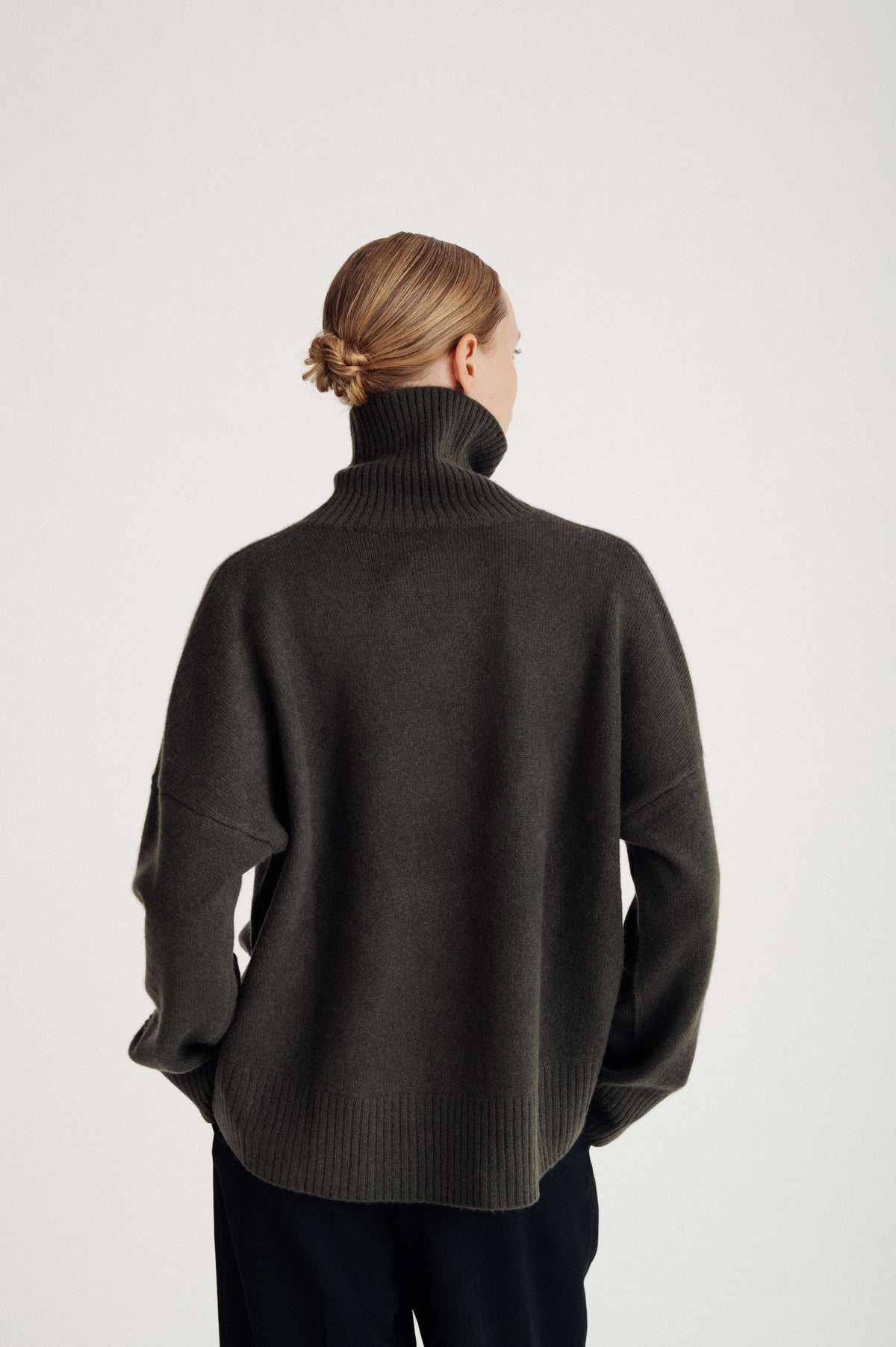 Davida Chunky Roll Neck Sweater Sweaters Hunter's Green