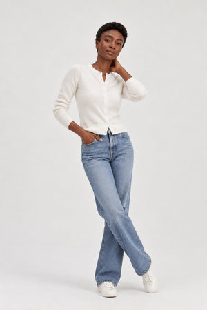 Classic Cardigan - White