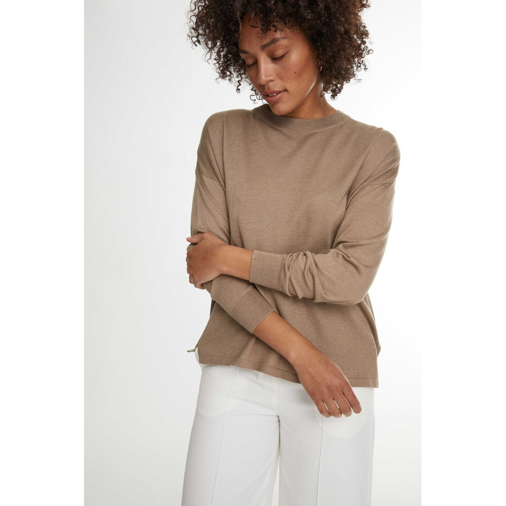 Davida Fine Knit Straight Sweater Sweaters Mink