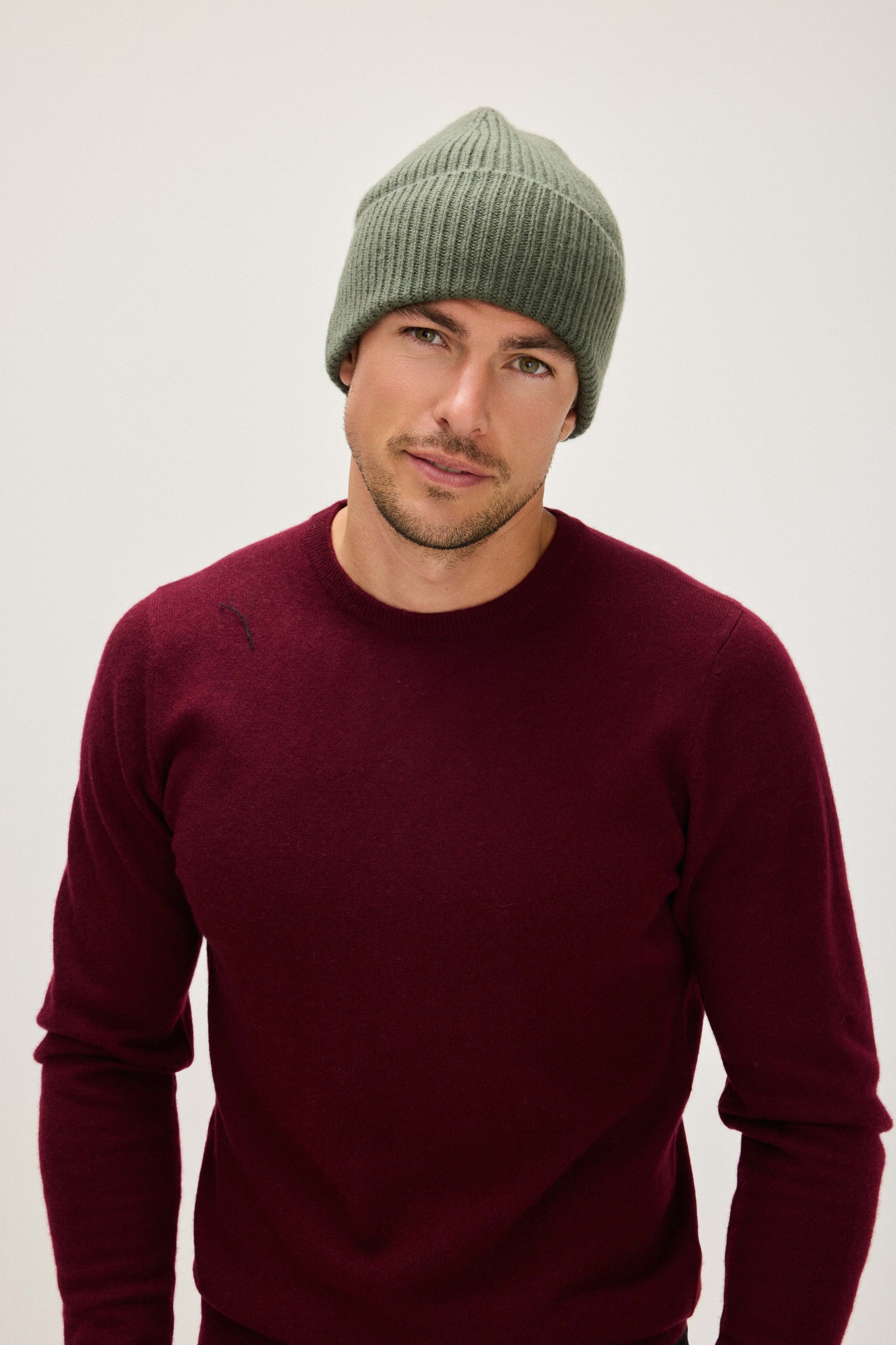 Davida Fold Rib Cap Hat Army Green