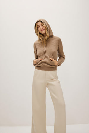 Front Pocket Hoodie - Mink