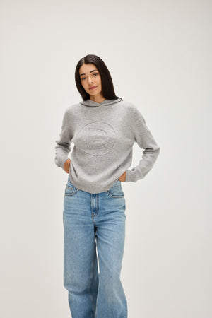 Hoodie Logo - Light Grey