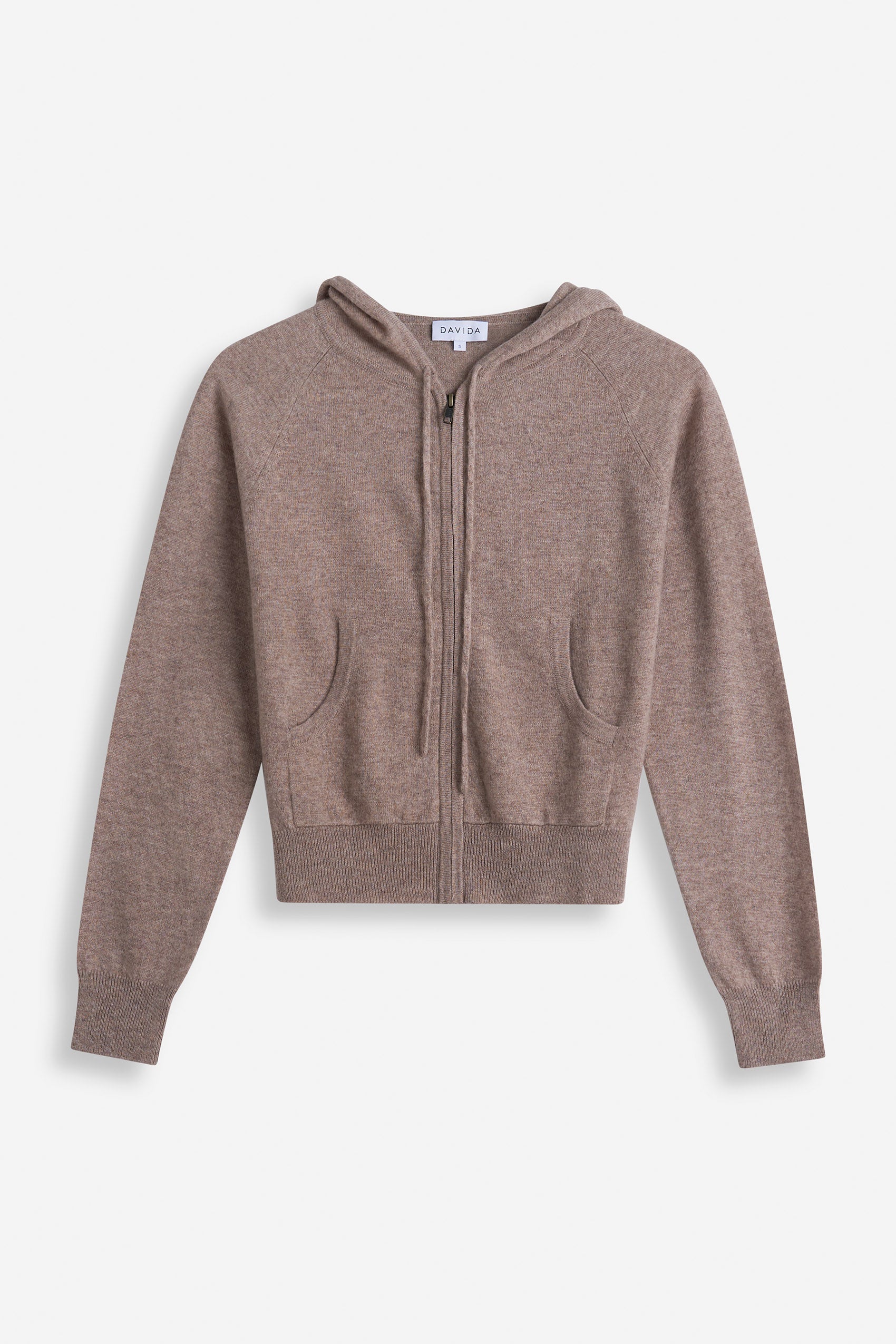 Davida Hoodie Zip Cardigans Mink