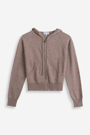 Hoodie Zip - Mink