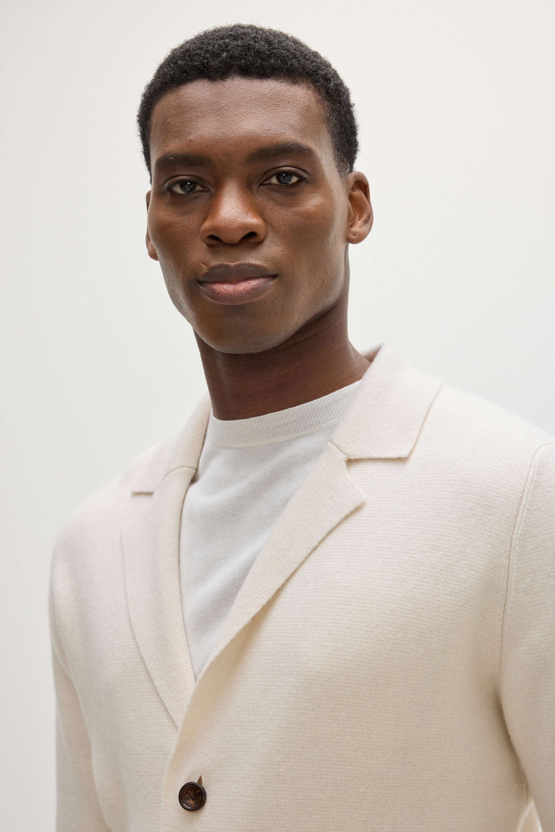 Davida Man Blazer Cardigans White