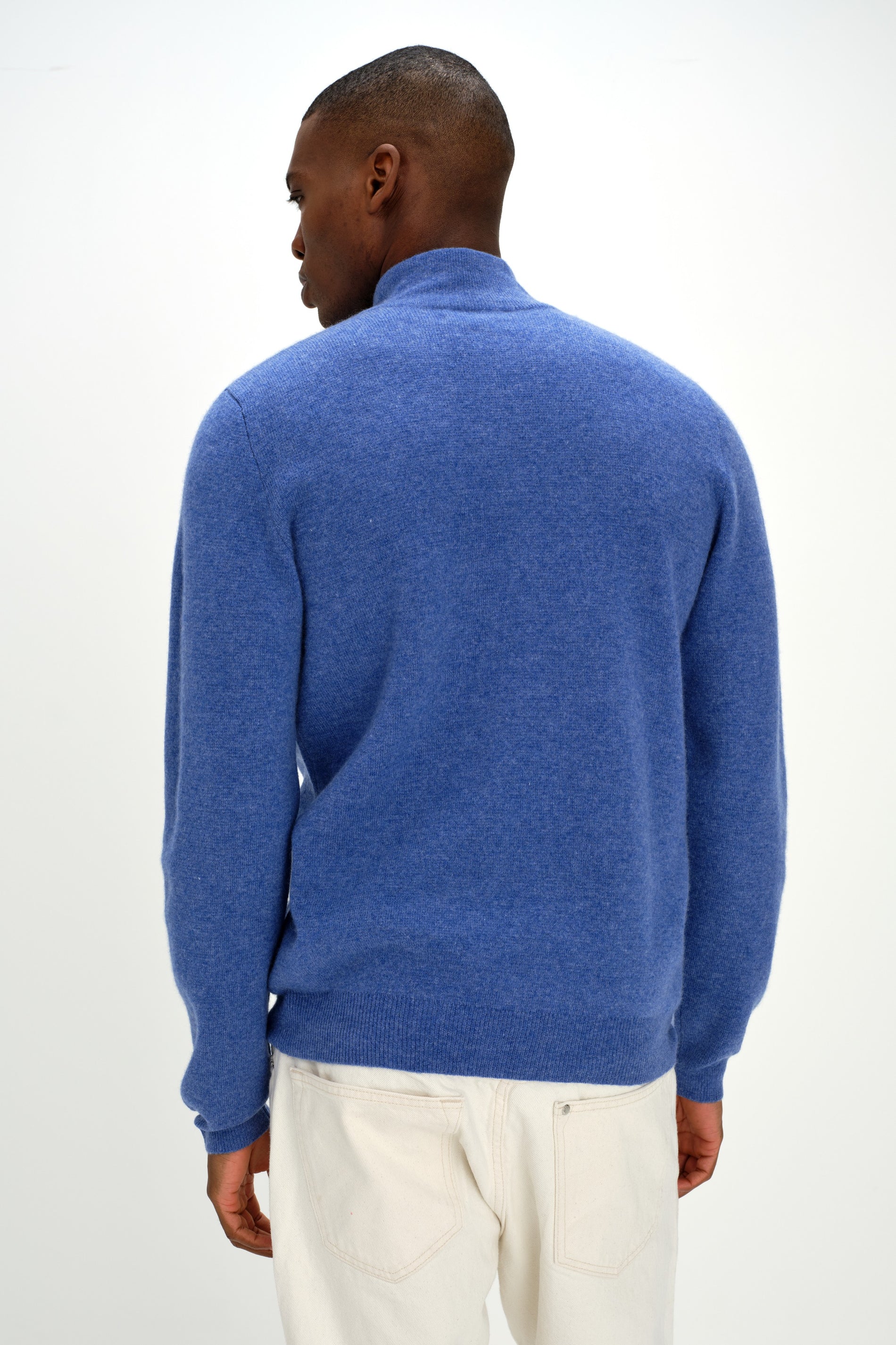 Davida Man Buttoned Jacket Cardigans Ocean Blue