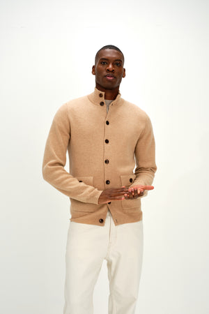 Man Buttoned Jacket - Wheat