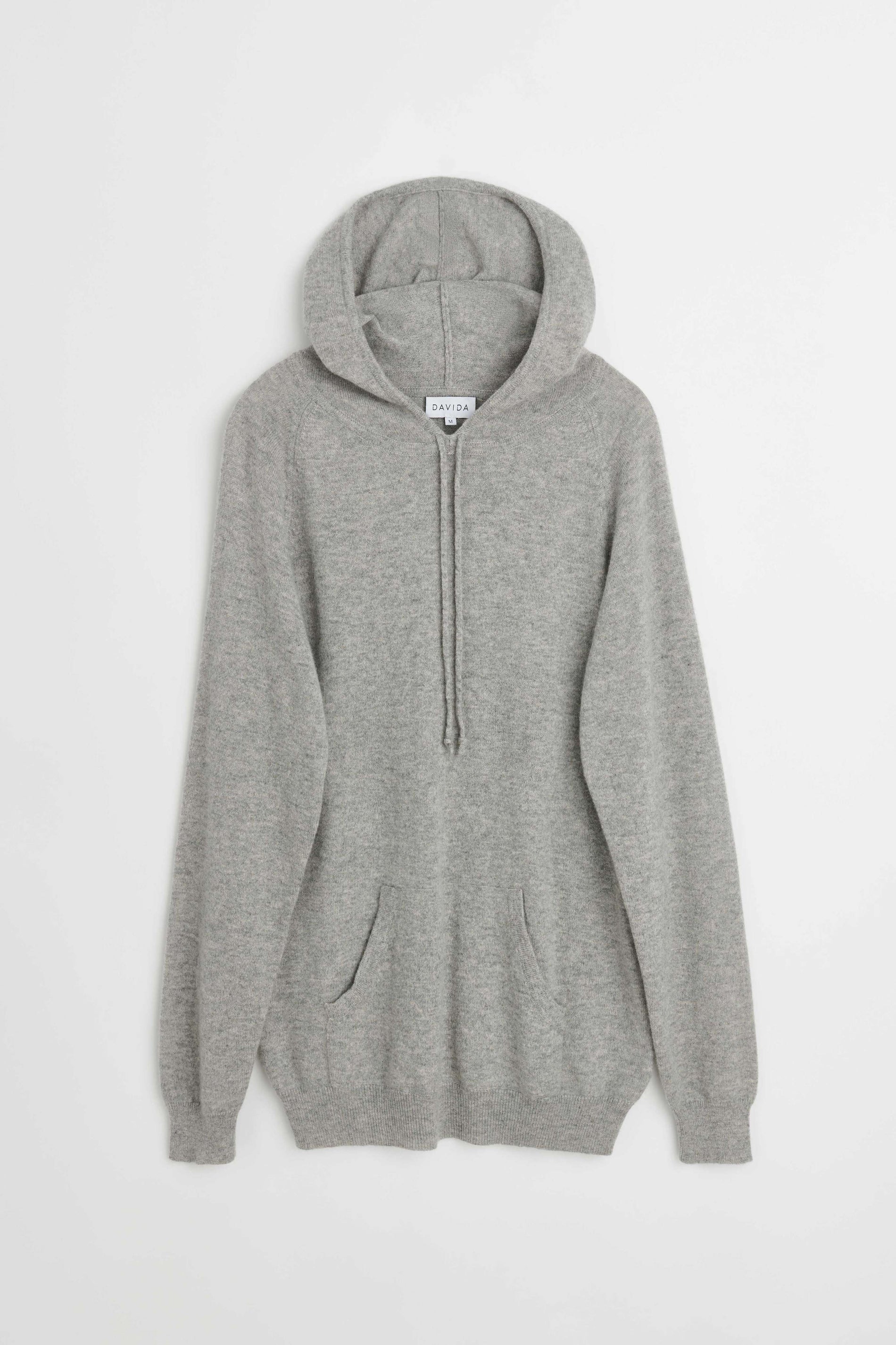 Davida Man Front Pocket Hoodie Sweaters Light Grey