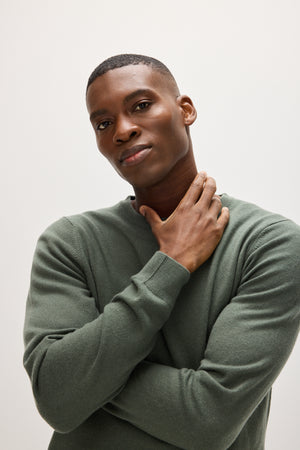 Man O-neck Plain - Army Green