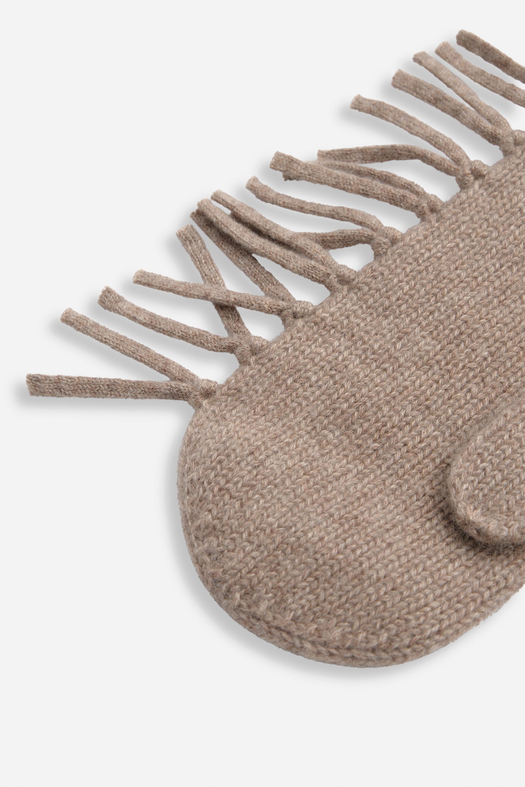 Davida Mittens Fringes Gloves Mink