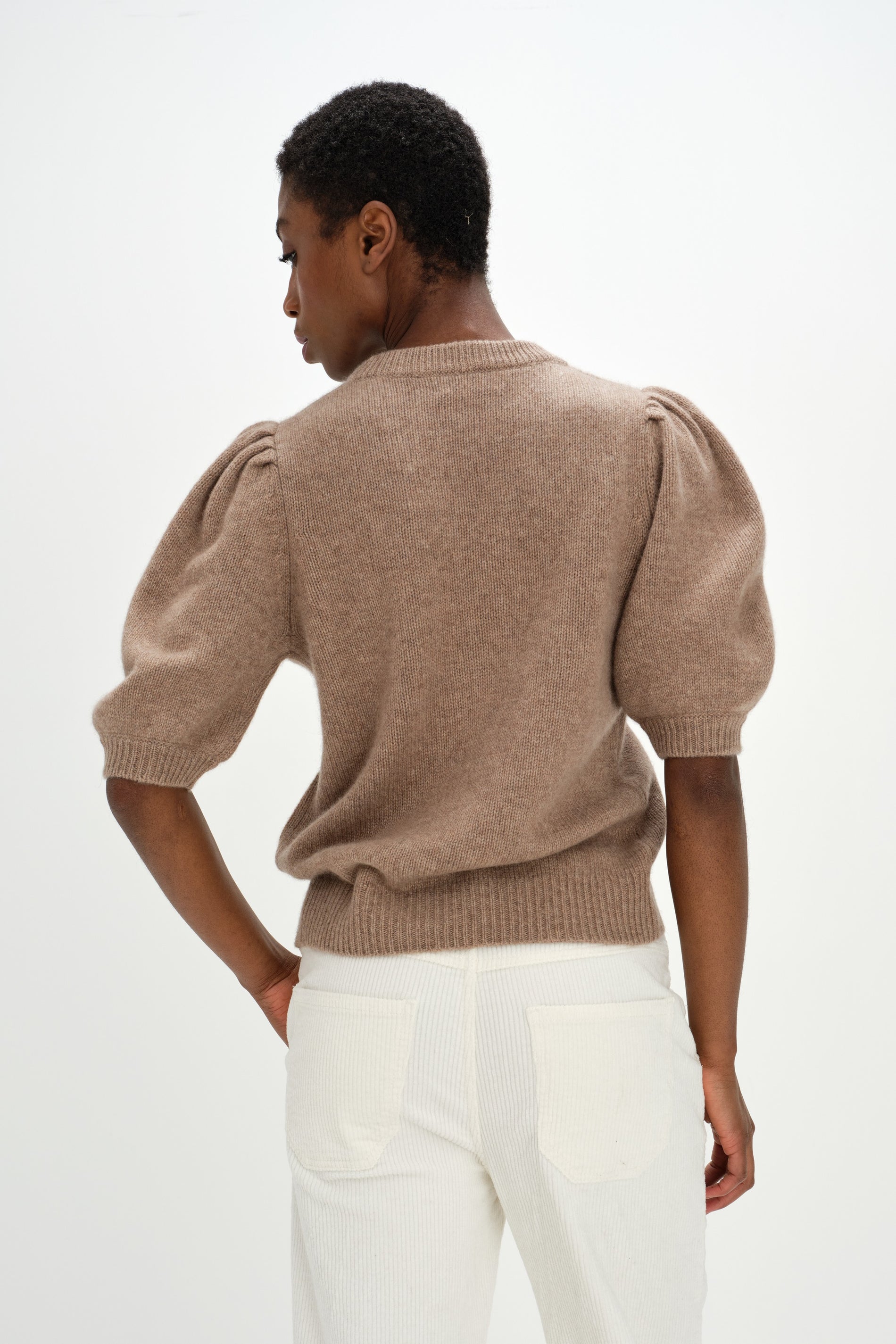 Davida Puff Sleeve T-shirt Sweaters Mink