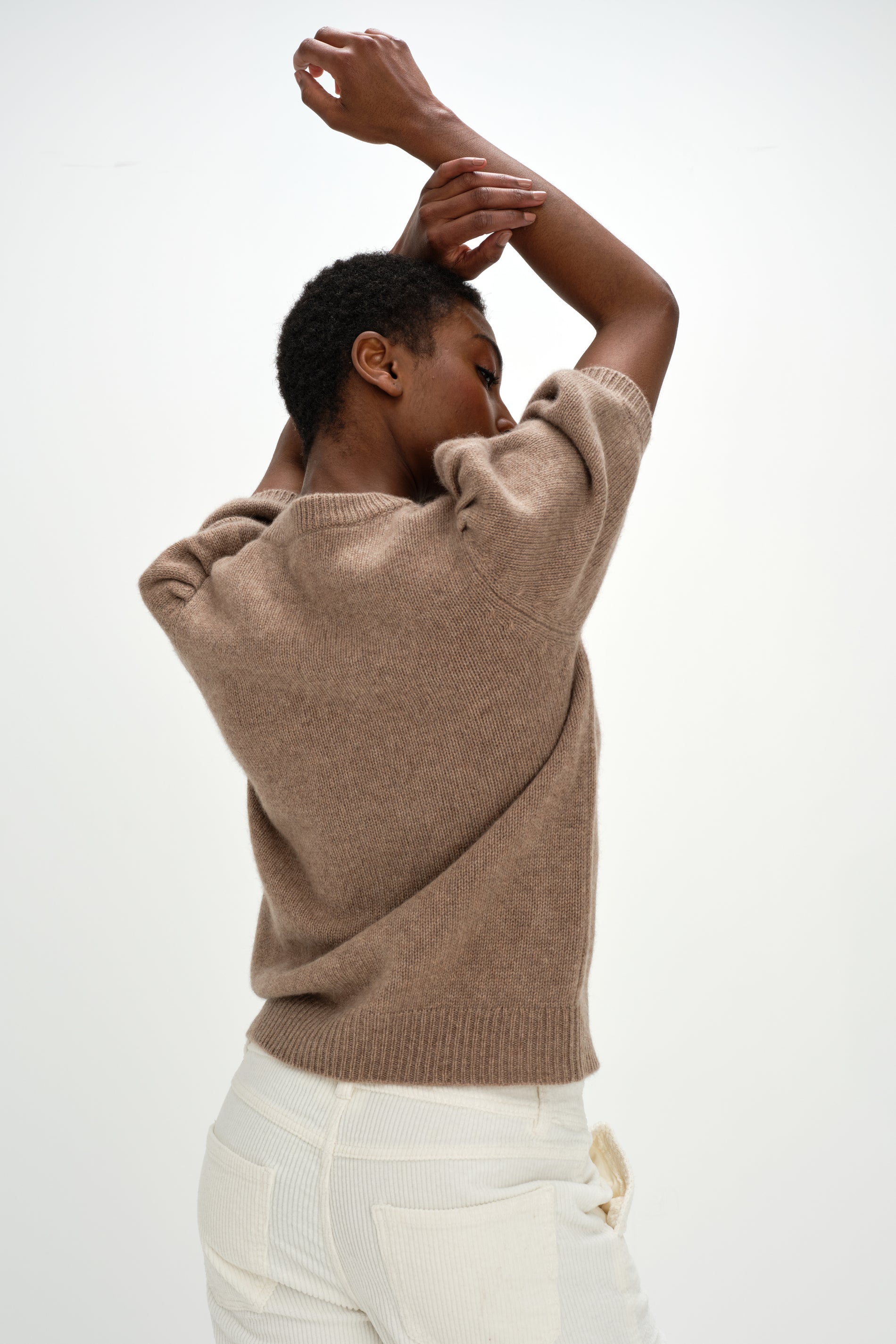 Davida Puff Sleeve T-shirt Sweaters Mink