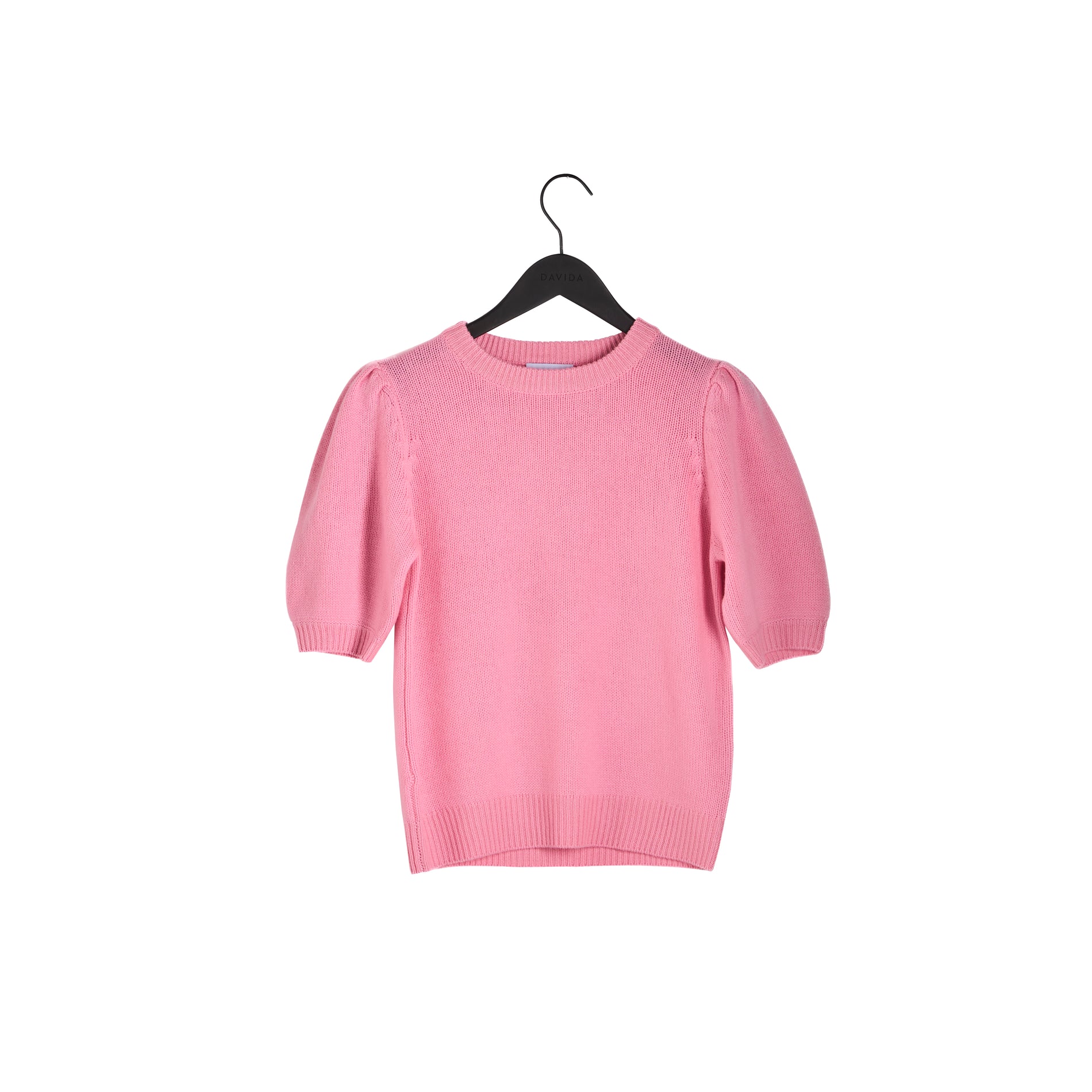 Davida Puff Sleeve T-shirt Sweaters Strong Pink