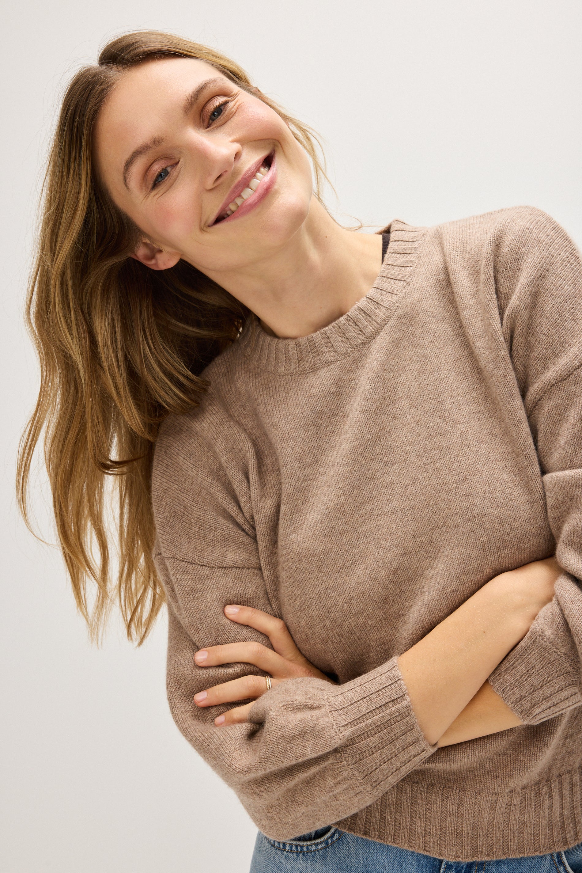 Davida Quarter Balloon Sleeve Sweater Sweaters Mink