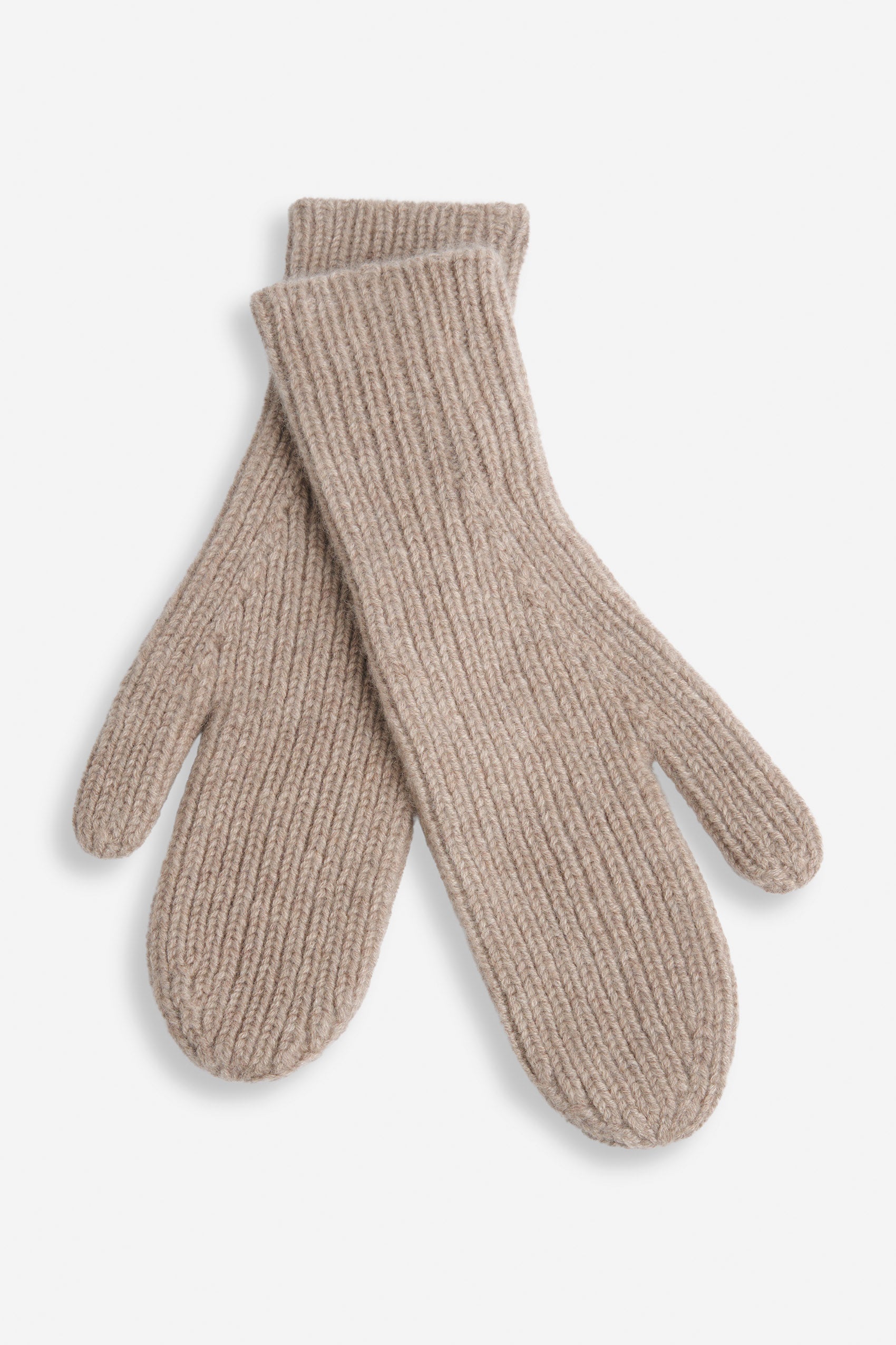 Davida Rib Mittens Accessories Mink