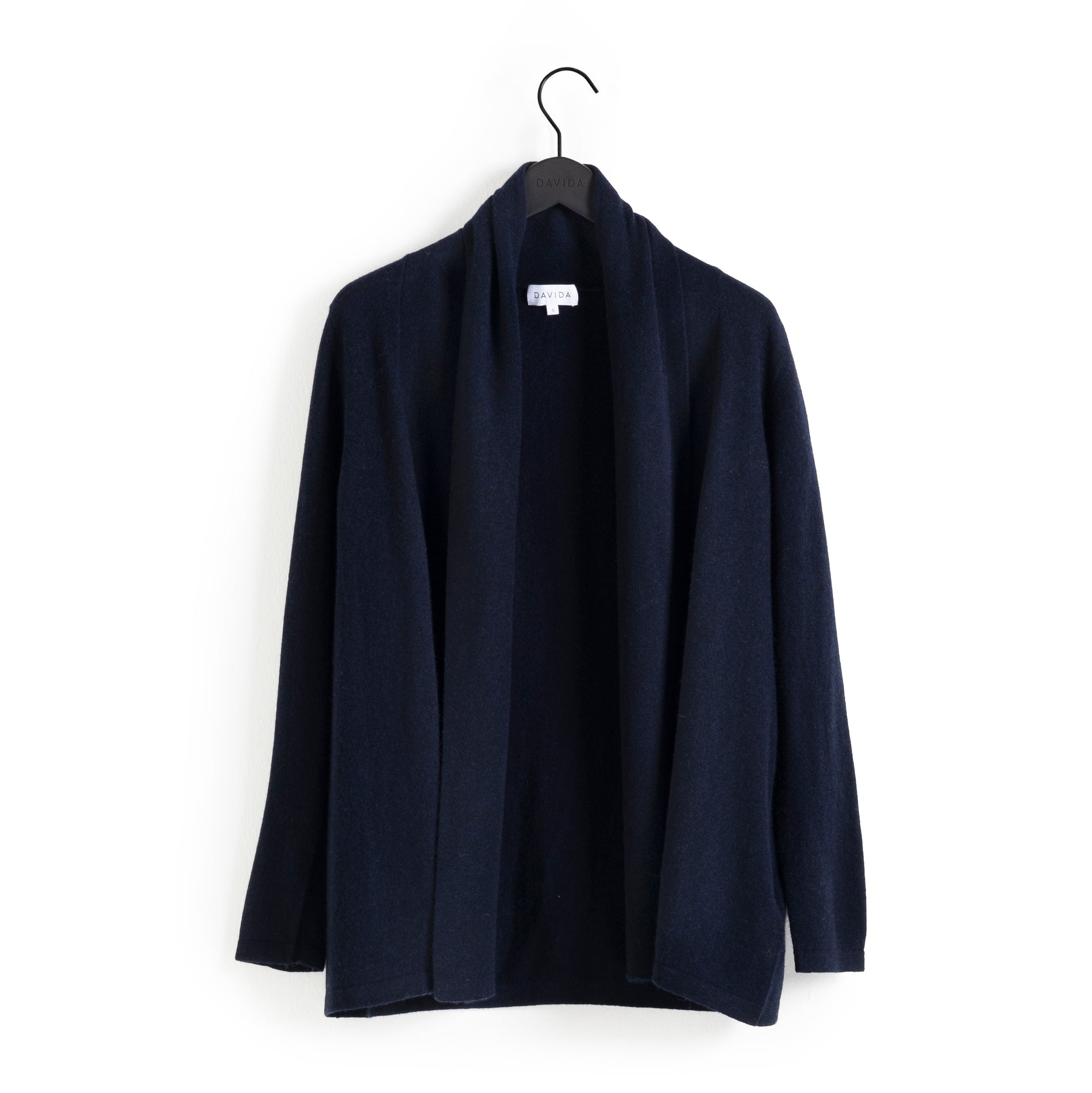 Davida Rollerneck Cardigan Cardigans Navy
