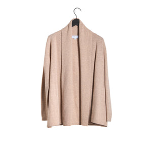 Rollerneck Cardigan - Sand