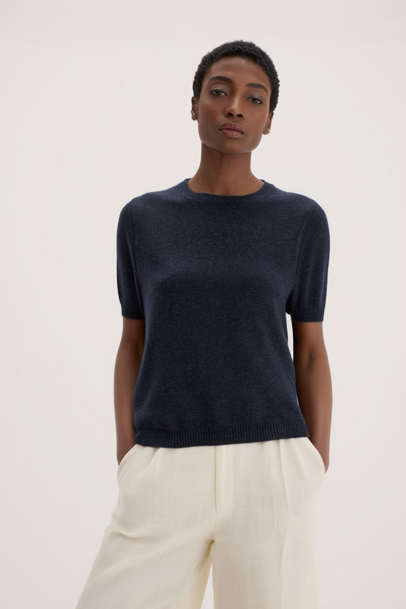 Davida T-shirt Oversized Sweaters Navy