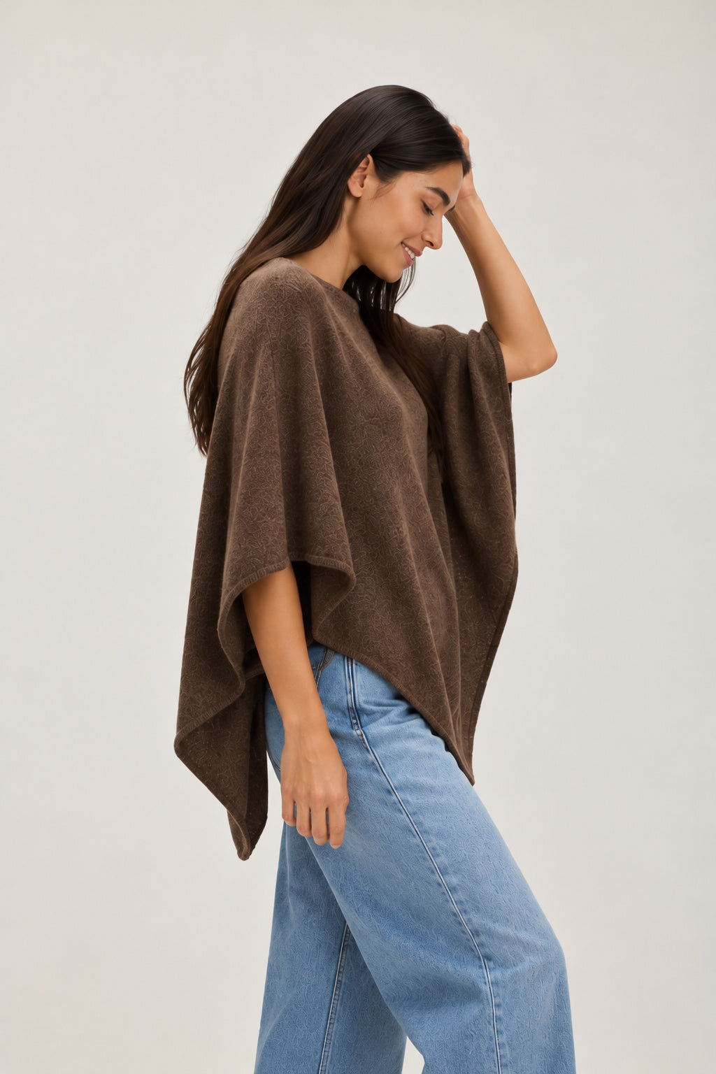 Davida Triangle Poncho Poncho Cacao