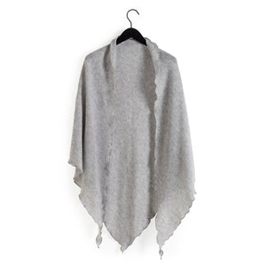 Triangle Scarf - Light Grey
