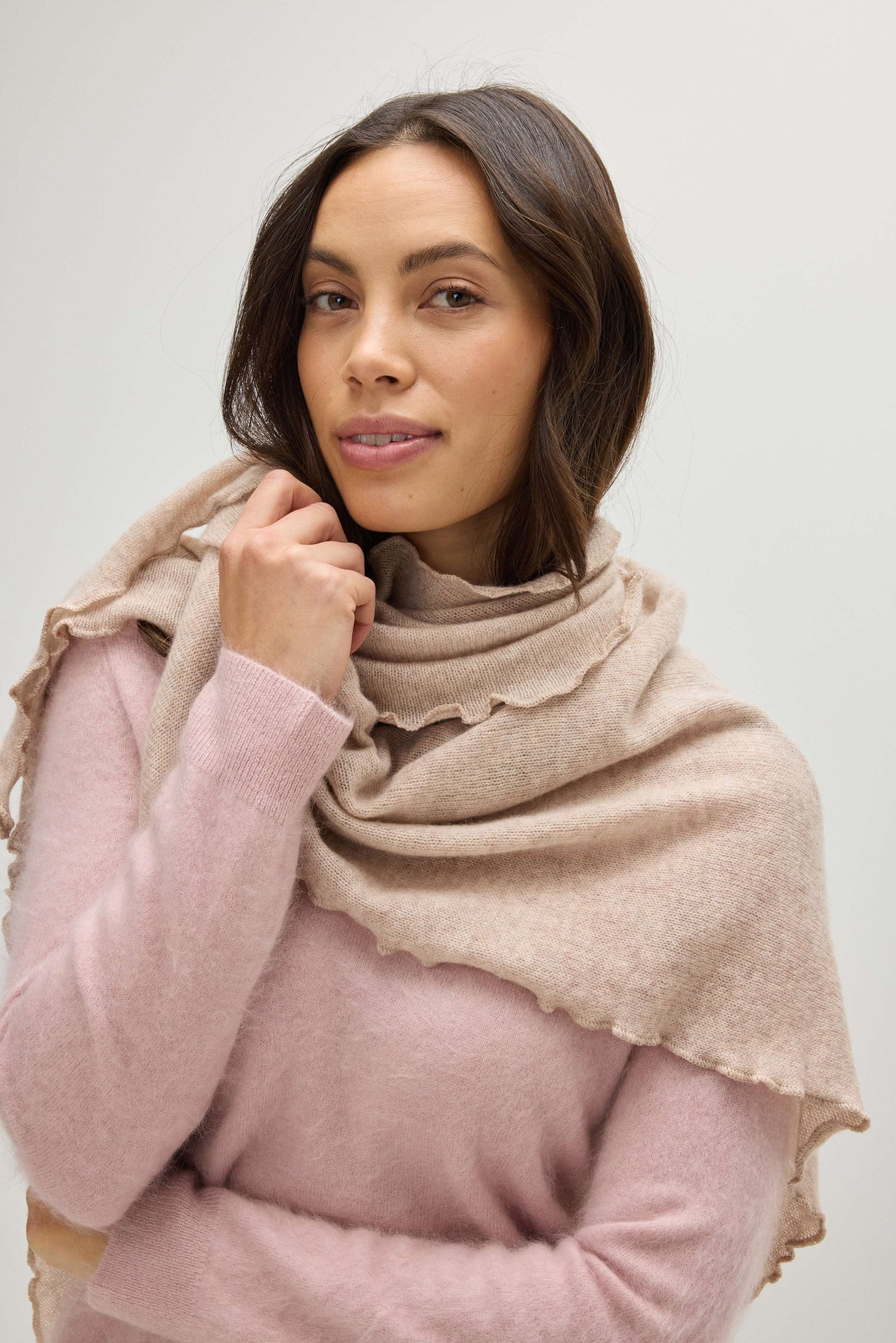 Davida Triangle Scarf Scarf Sand