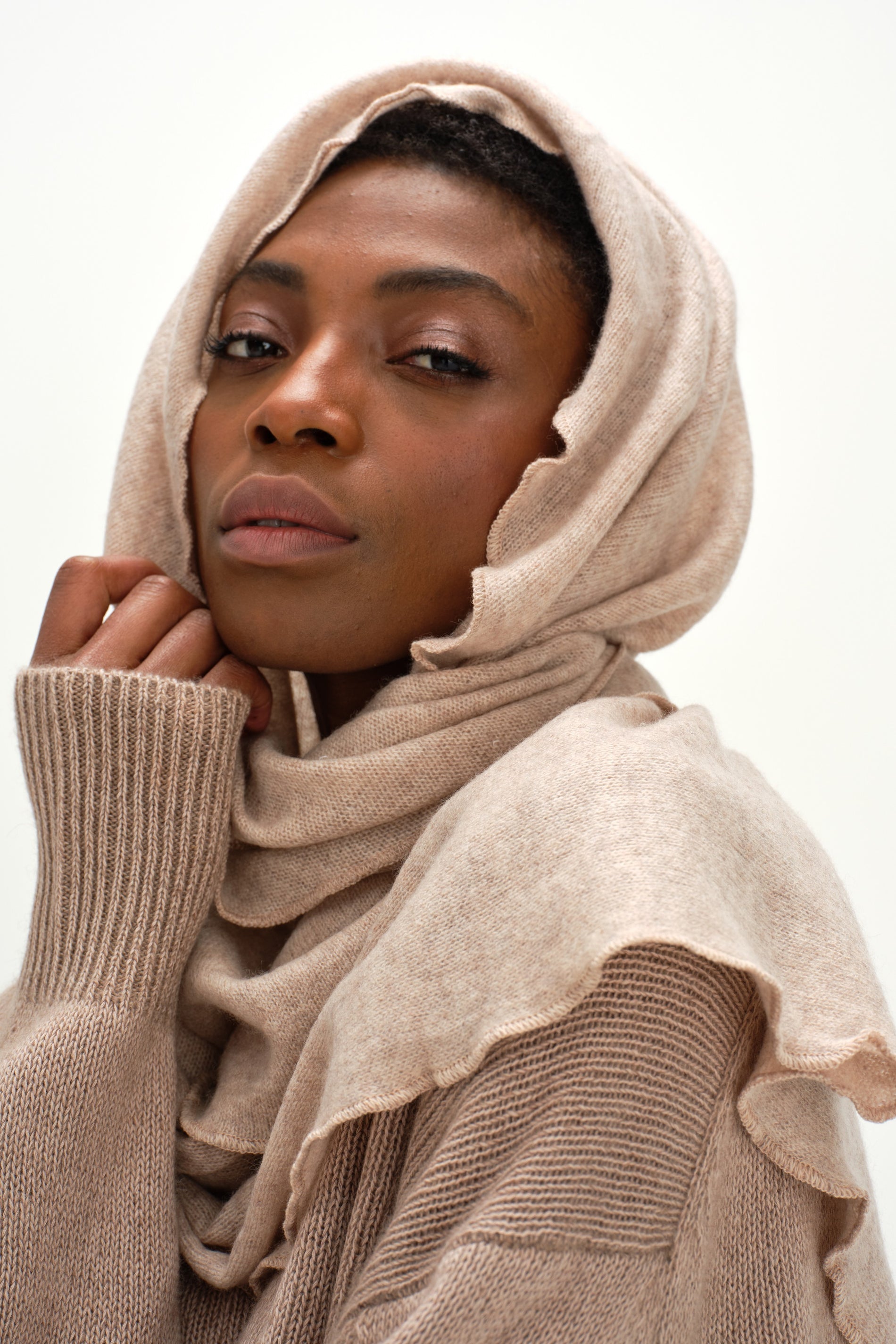 Davida Triangle Scarf Scarf Sand
