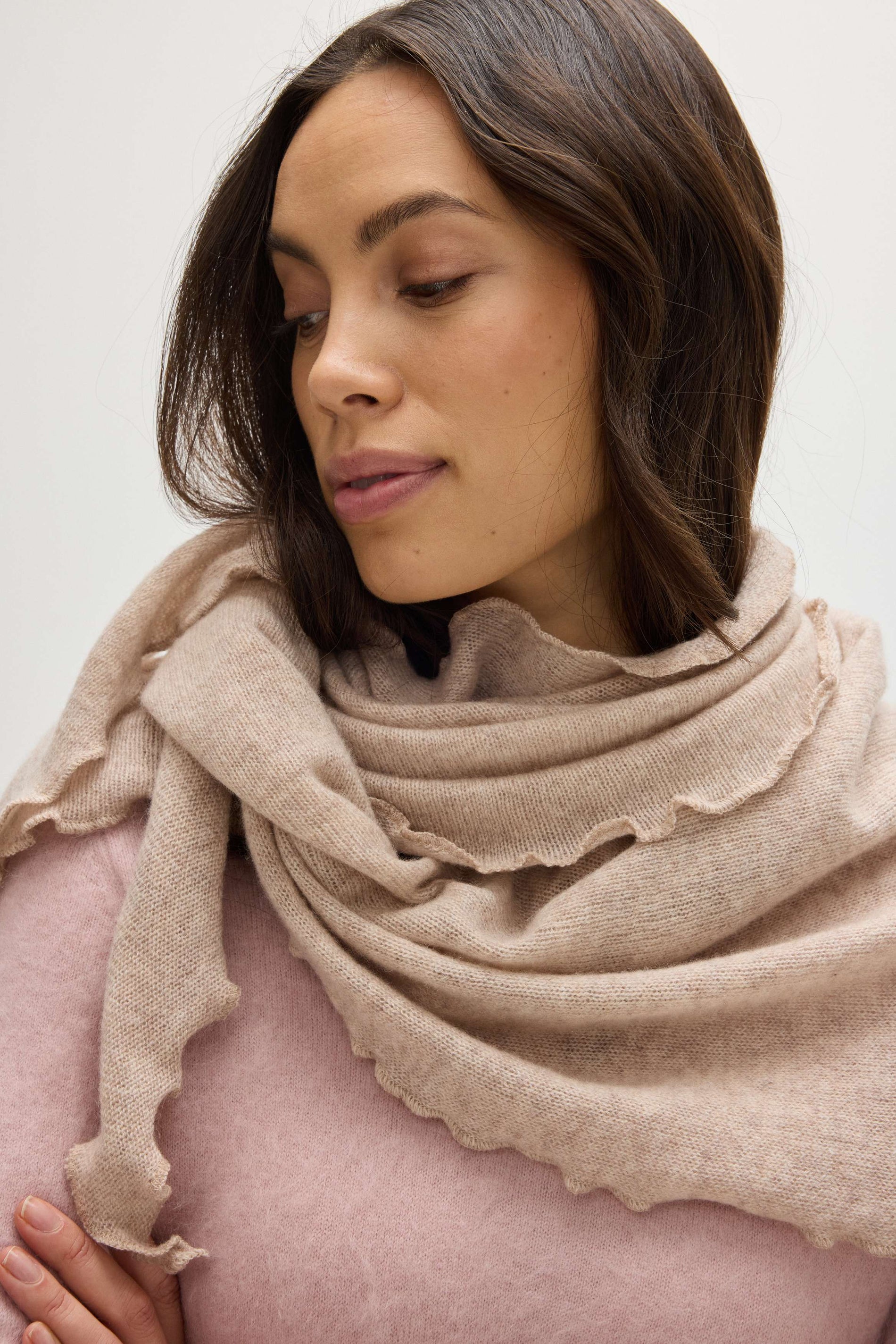 Davida Triangle Scarf Scarf Sand