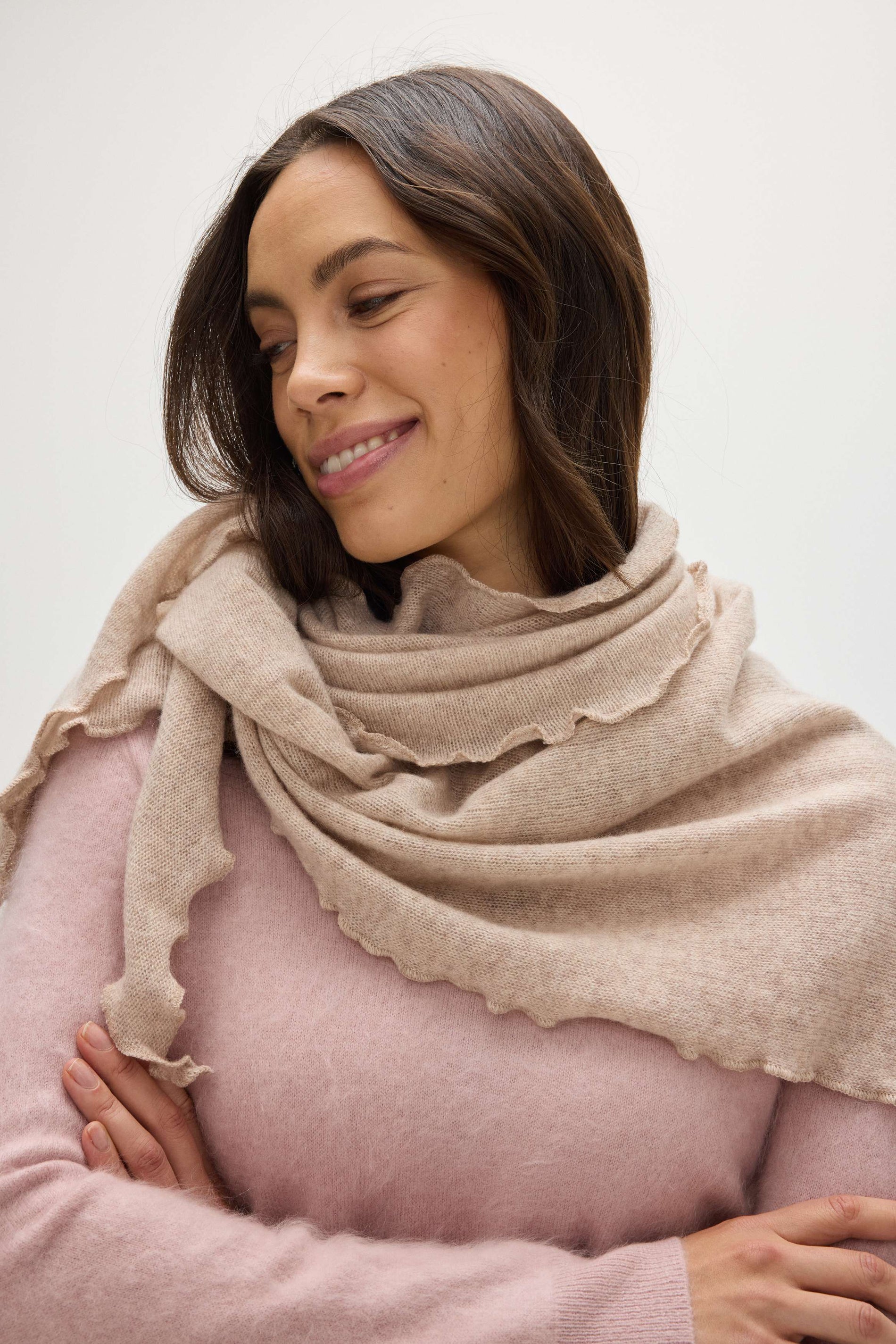 Davida Triangle Scarf Scarf Sand