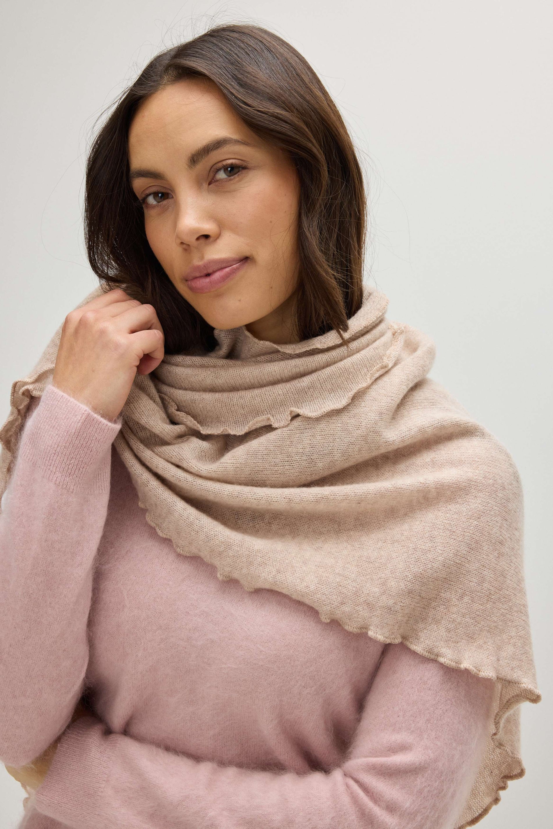 Davida Triangle Scarf Scarf Sand