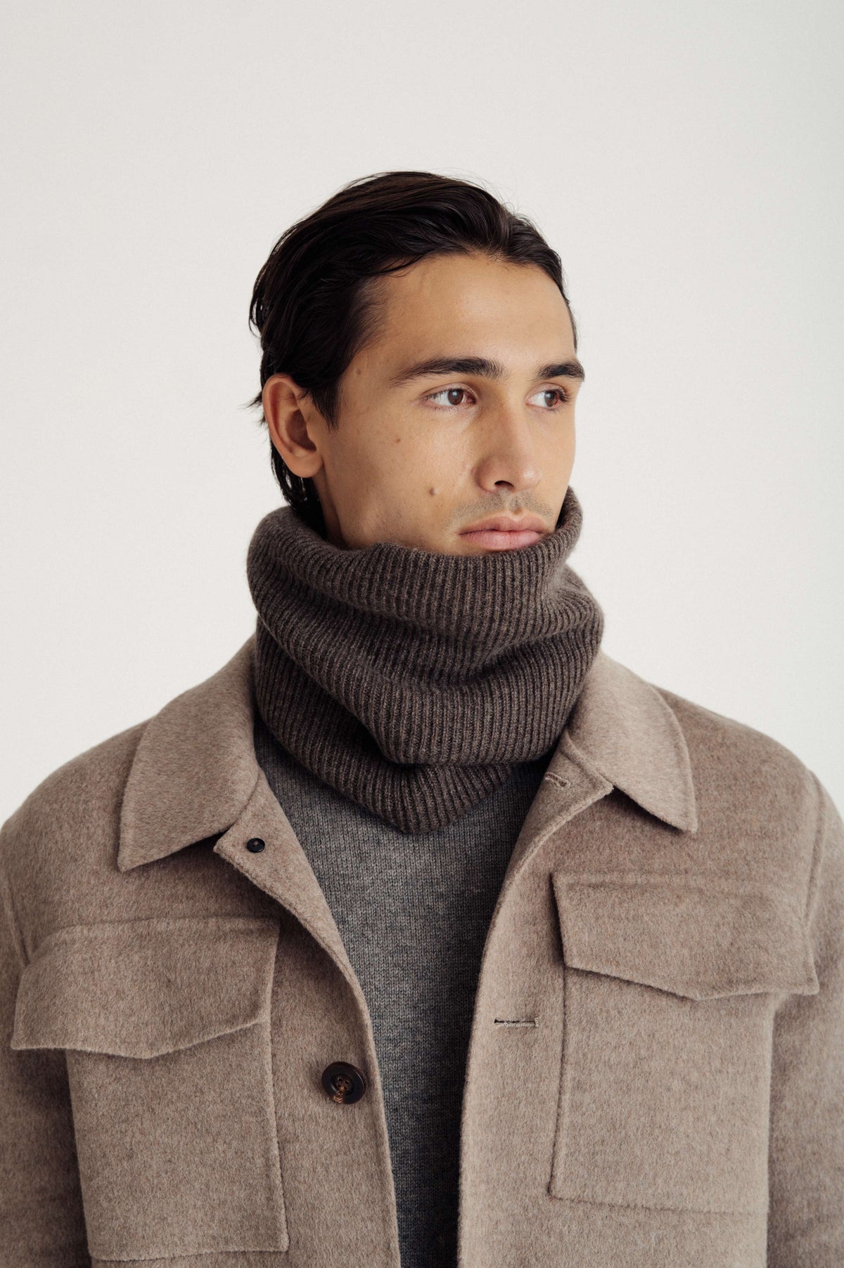Davida Tubular Scarf Scarf Cacao