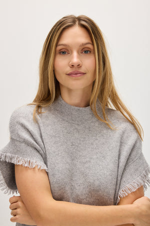 Vest Fringes - Light Grey