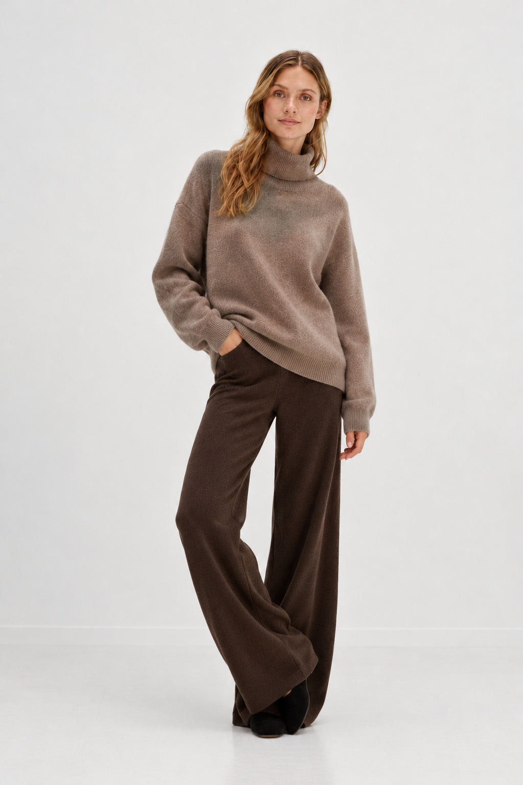 Davida Wide Pants Pants Cacao