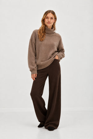 Wide Pants - Cacao