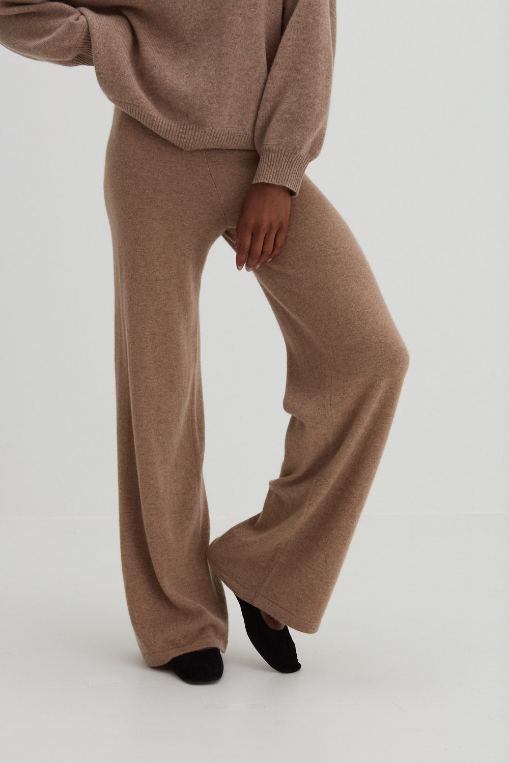 Davida Wide Pants Pants Mink