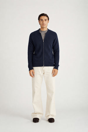 man bomber jacket - Navy