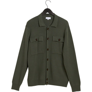 man cardigan buttons - Army Green