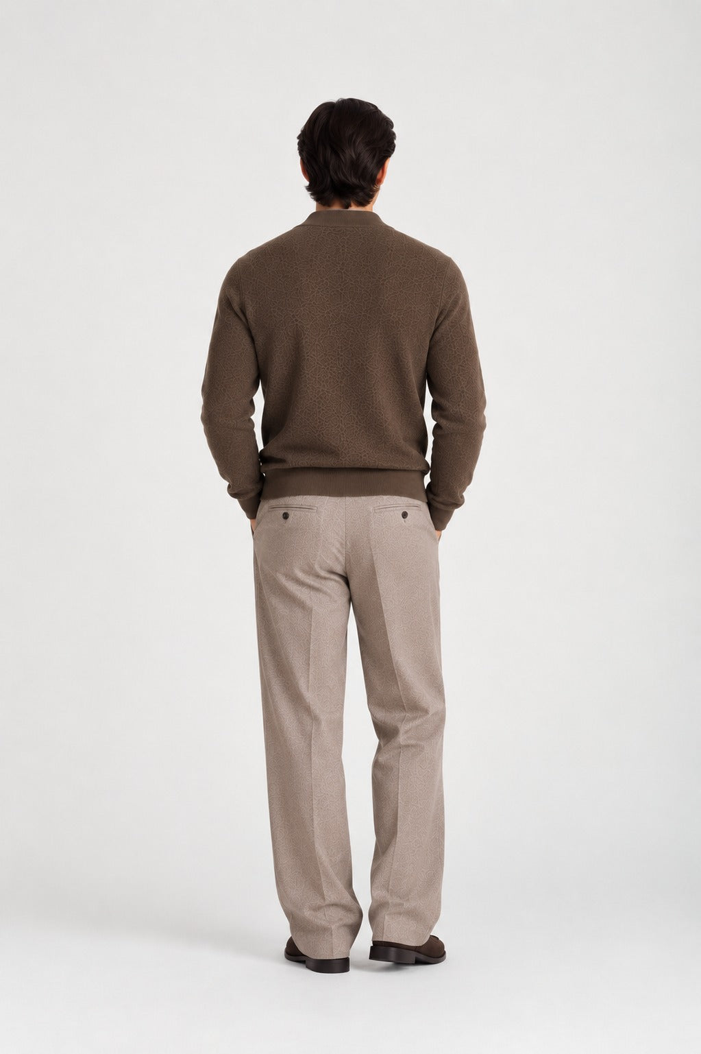 Davida man full zip Cardigans Cacao
