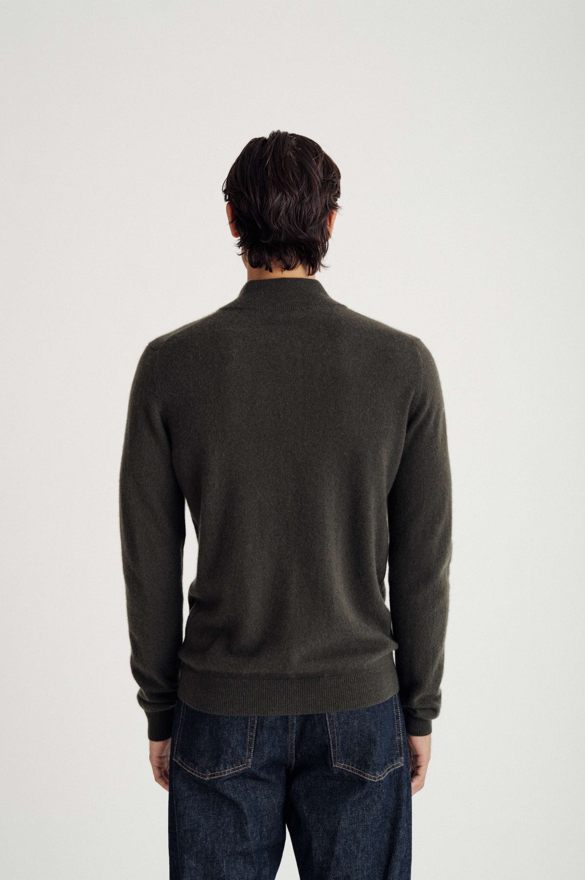 Davida man full zip Cardigans Hunter's Green
