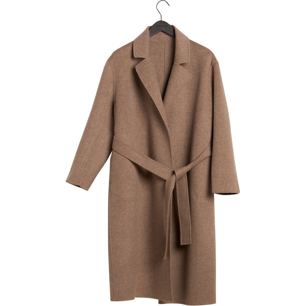 Davida woven coat Outerwear Mink