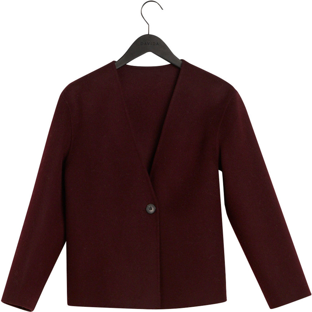 Davida woven kimono jacket Outerwear Mulberry Red