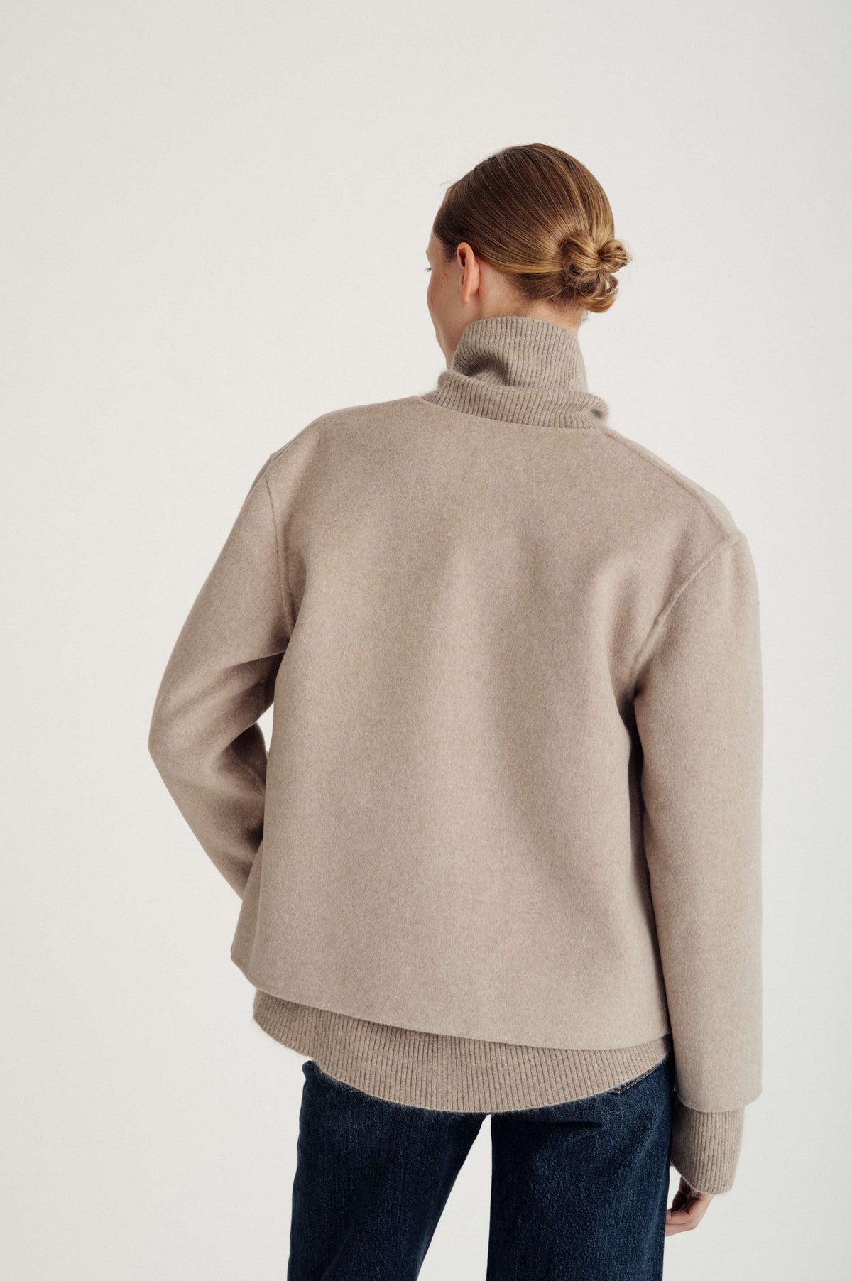 Davida woven kimono jacket Outerwear Sand